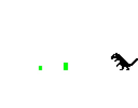 Dino game high score gif pixel art