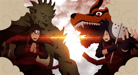 FANART: Hashirama vs. Madara (COMMISSION) : r/Naruto