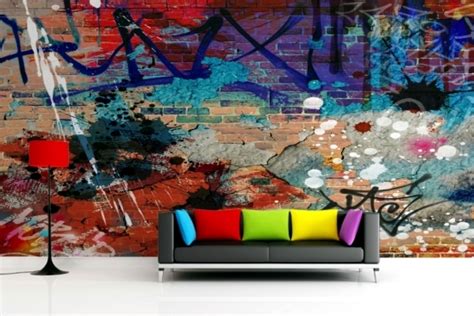 Use graffiti as a wall decoration - invite street art at home – Ofdesign