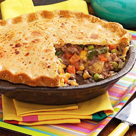 Vegetable Beef Pie Recipe | Taste of Home