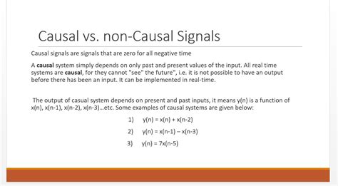 Can a causal system generate a non-causal signal or vice versa? - Electrical Engineering Stack ...