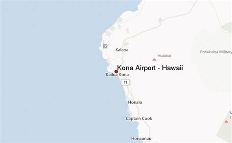 Kona Hawaii Airport Map