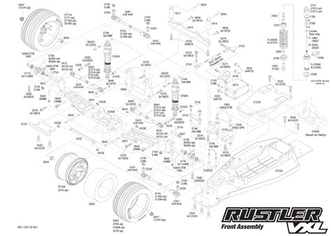 Traxxas Rustler Part Diagram