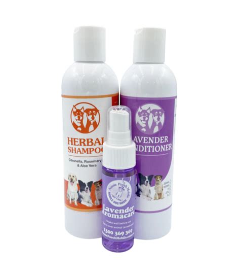 Aussie Pooch Lavender Conditioning Pack - Dog Shampoo & Conditioner ...