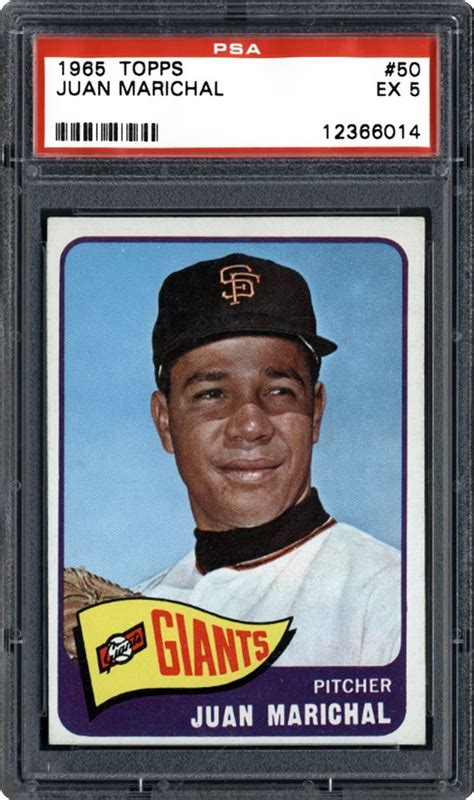 Auction Prices Realized Baseball Cards 1965 TOPPS Juan Marichal Summary