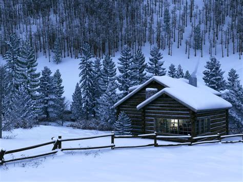 🔥 [44+] Log Cabin in Snow Wallpapers | WallpaperSafari