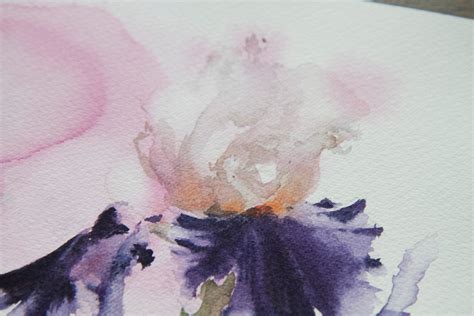 Irises Original Watercolor Painting Spring Flowers Wall Art - Etsy