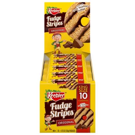 Keebler® Original Fudge Stripes™ Cookies, 10 ct / 4.75 oz - Ralphs