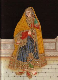 Beautiful Painting of Courtesan (Tawaif) Benazir of Lucknow. | Rajasthani painting, Mughal ...