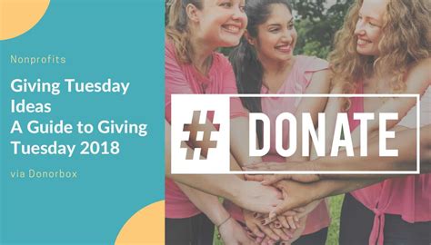 10 Creative Giving Tuesday Ideas - Guide to #GivingTuesday 2019