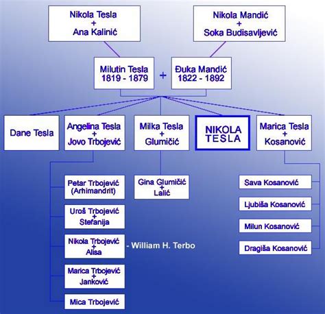 ¿Sabías que #Tesla tuvo tres hermanas y un hermano? Aquí tienes el árbol genealógico de su ...