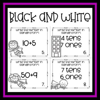 Standard Form of Numbers to 120 Task Cards | TPT