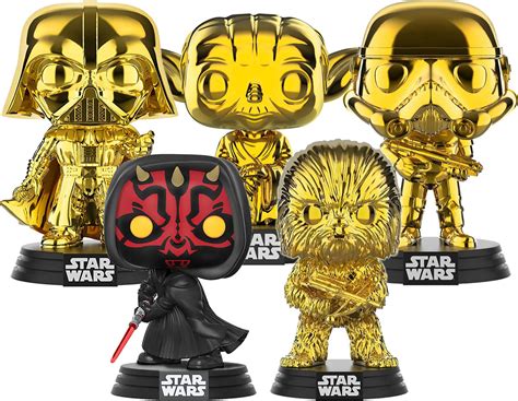 Autres Star Wars Stormtrooper Gold Chrome #296 Funko Pop 2019 Galactic ...