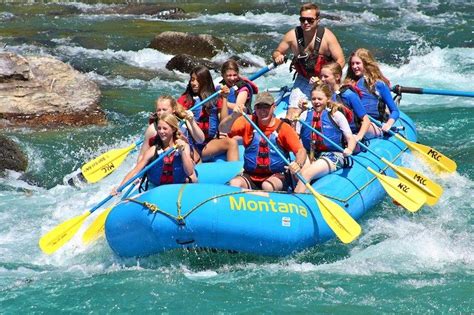 Glacier National Park white water rafting trip on the Middle Fork of the Flathead River with ...