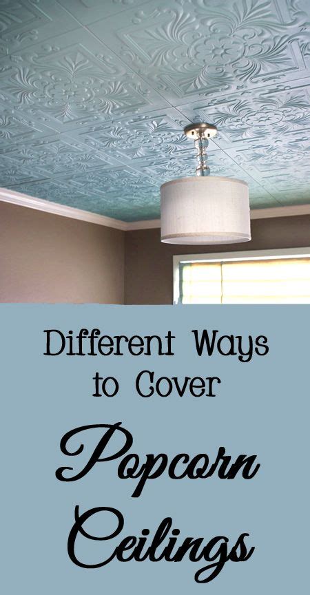 Different ways to cover popcorn ceilings – Artofit