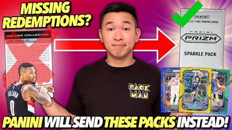 Panini now sends you THESE NEW PACKS instead of your REDEMPTIONS...?! 🤨 - YouTube