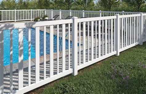 No-Dig Permanent 4ft x 6ft Sturbridge Yard and Pool Fence with Post ...