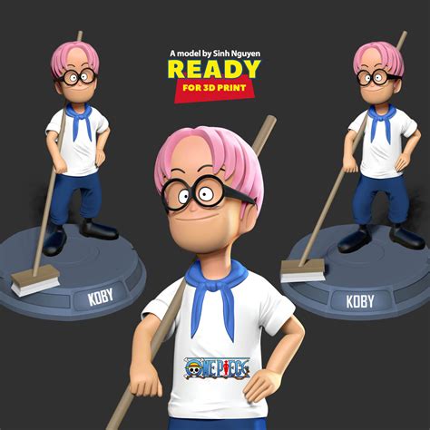 Kid Koby - One Piece Fanart 3D Model by Sinh Nguyen