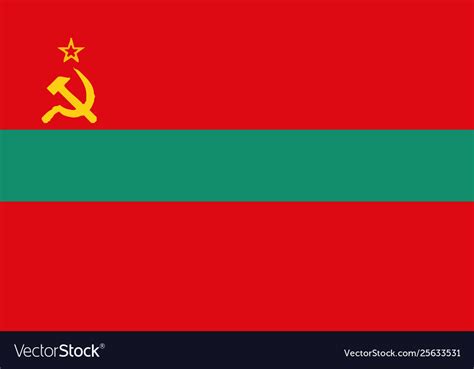 National flag transnistria Royalty Free Vector Image