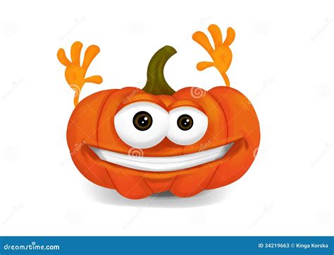 Happy Pumpkin Stock Photos - Image: 34219663