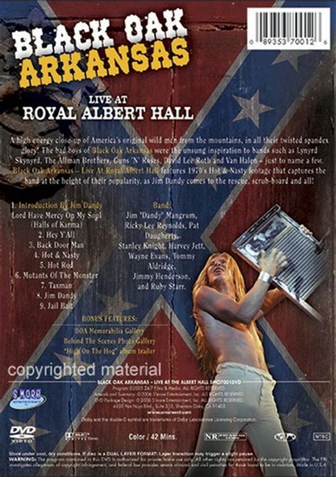 Black Oak Arkansas: Live At Royal Albert Hall (DVD 2005) | DVD Empire