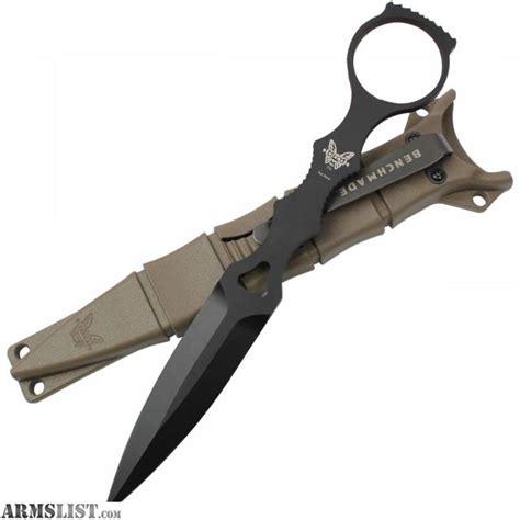 ARMSLIST - For Sale: Benchmade SOCP Skeletonized Dagger Knife 176BKSN $97.75 with Free Shipping