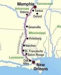 Map Of The Mississippi River | Mississippi River Cruises