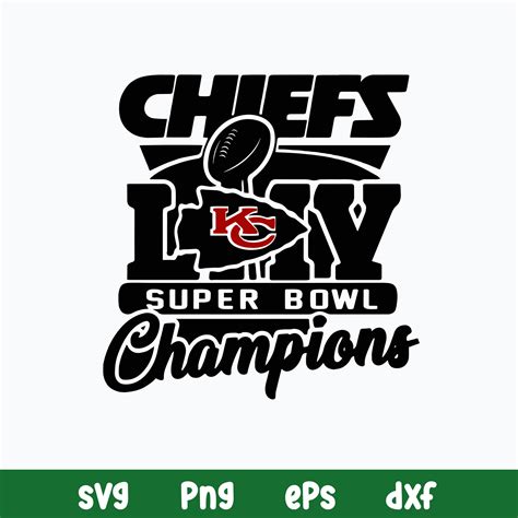 Chiefs Super Bowl Champions Svg, Kansas City Chiefs Svg, NF | Inspire ...