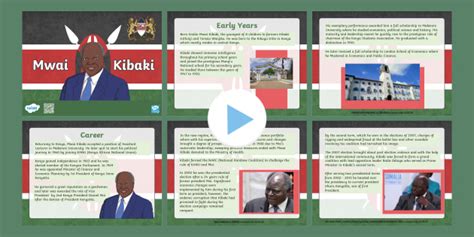 Mwai Kibaki Powerpoint (teacher made)