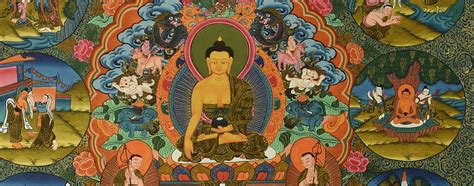 Buddha Life story Thangka Paintings illustrates different life stages of Gautam Buddha