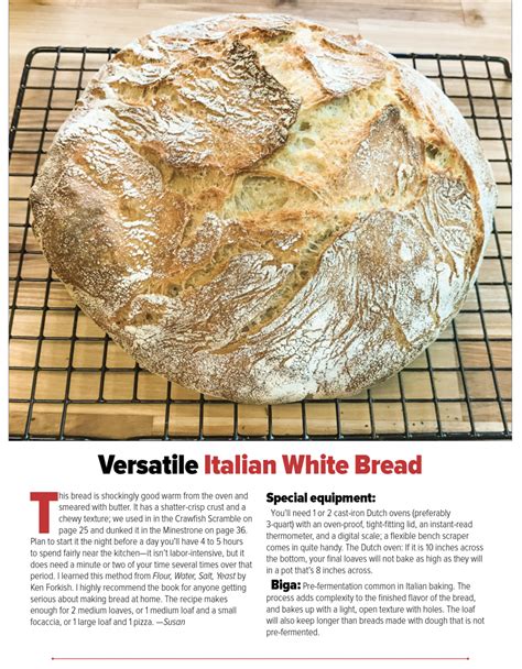 Basic Italian White Bread | Louisiana Kitchen & Culture