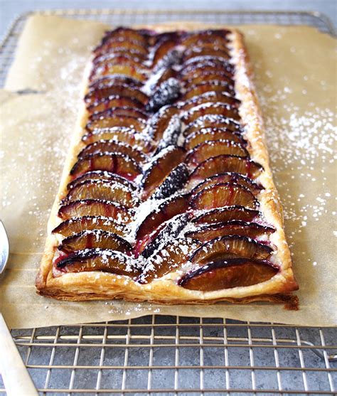 Cream Cheese Plum Tart Recipe