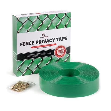 Fenpro 250-in L Emerald Green Chain Link Fence Weave in the Chain Link Fence Slats department at ...