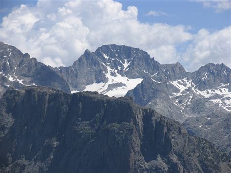 Wyoming's highest: Gannet Peak from the summit of Square Top.