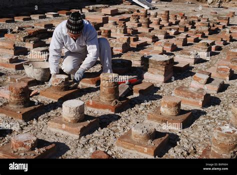 Hypocaust - Thermal Baths restoration of the Roman City of Complutum ...