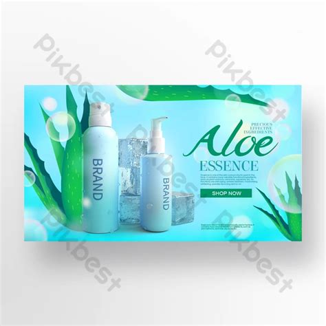 Hydra Aloe Skincare Promotion Banner | PSD Free Download - Pikbest