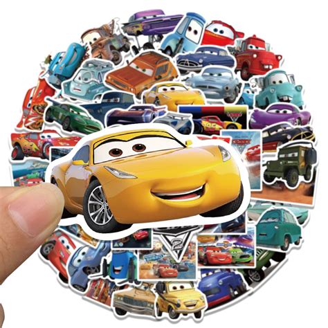 Cartoon Disney Cars Stickers - GYOBY TOYS