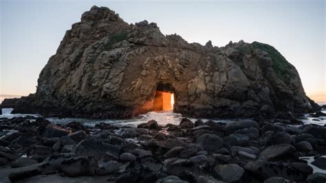 Pfeiffer Beach, Big Sur wallpaper | Desktop background, 4K UHD, sunset ...