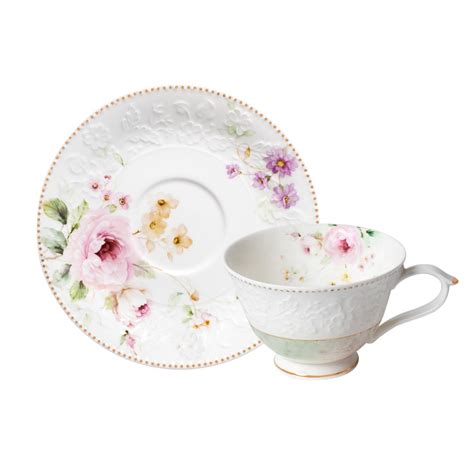 Embossed Primrose 20pcs Tea Set (F45) – Vantage