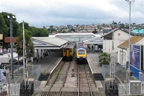 Paignton railway station in Torbay