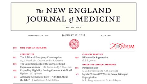 Tips: How to Read the New England Journal of Medicine | GomerBlog