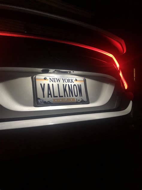 My custom plate “y’all know” : r/LICENSEPLATES