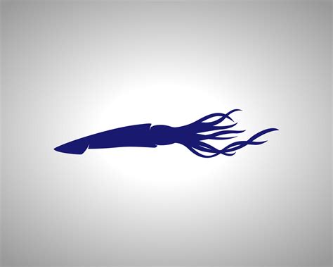 squid vector silhouette 21623143 Vector Art at Vecteezy