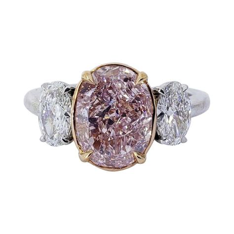 Fancy Pink Purple Diamond Ring For Sale at 1stDibs | purple diamond rings, purple diamond rings ...