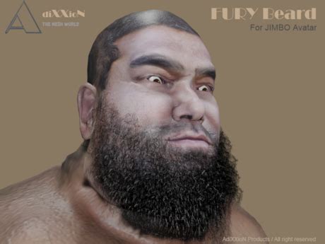 Second Life Marketplace - Fury Beard for Jimbo Avatar