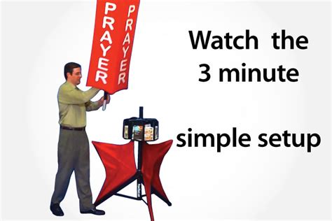 Prayer Stand - Three Minute Simple Setup Video