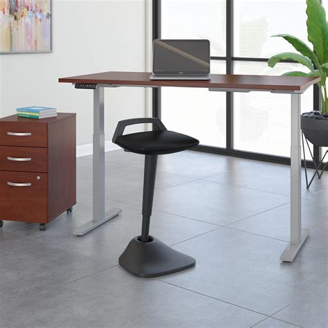 Bush Business Furniture Thrive Adjustable Standing Desk Stool | Adjustable standing desk ...