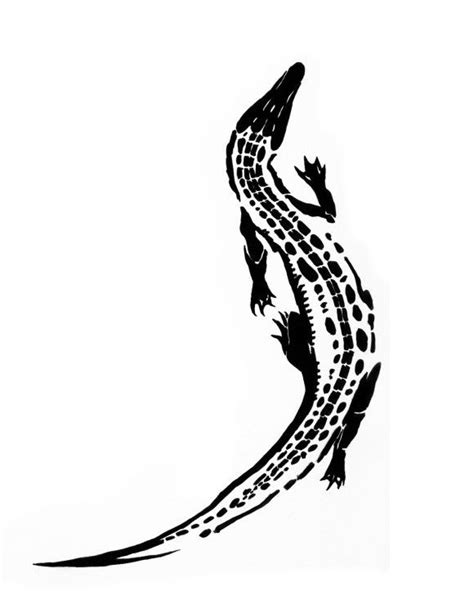 61 best Crocodile Tattoo Outline images on Pinterest | Crocodile, Tattoo outline and Alligator ...