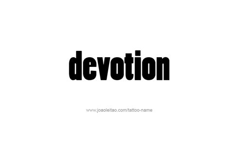 Devotion Feeling Name Tattoo Designs - Tattoos with Names