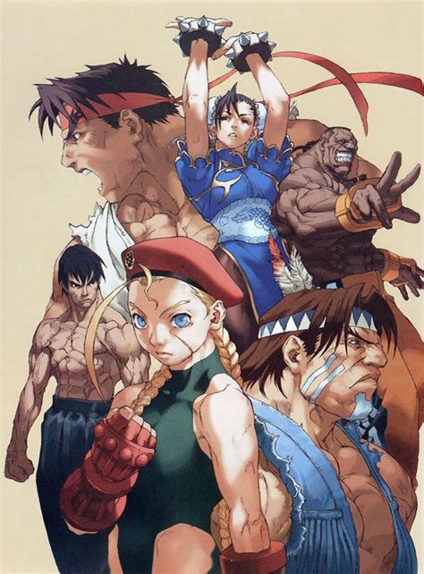 Street Fighter II Collection Characters Art from Street Fighter Series ...